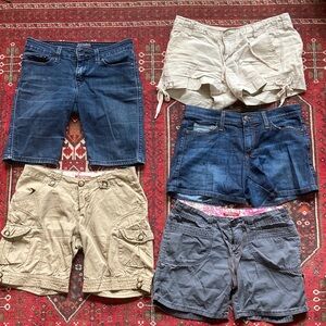 Assorted Denim and Cargo Shorts Levi’s Union Bay Joe’s casual